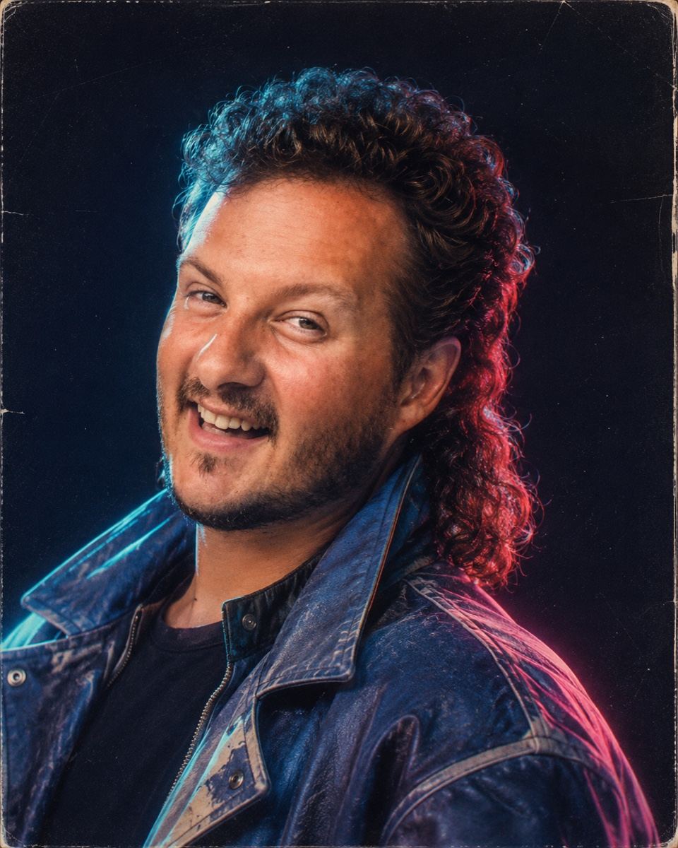Art-directed portrait of Tom Rayner